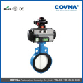 DN50~DN200 wafer type stainless steel 304 pneumatic butterfly valve for water,oil,steam